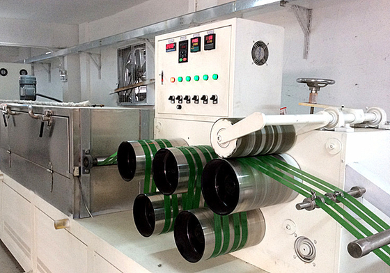 Lebar 5-19mm PET Strap Extrusion Line Dual Servo Motor Efisiensi Tinggi PET Strap Winder