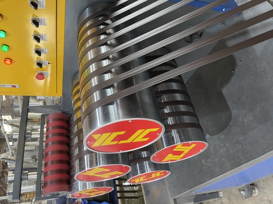 110mm Sekrup Diameter PP Tali Membuat Mesin Single Sekrup Extrusion Line