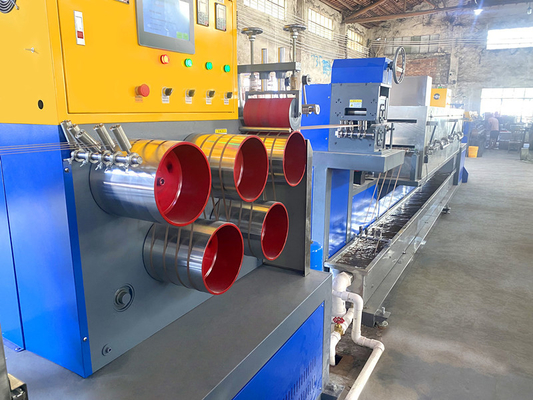 PP High Efficiency Packing Belt Machine PP Strap Produksi Line Dengan Kontrol Otomatis