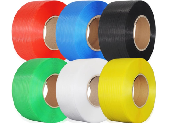 Performa tinggi PP Packing Belt Membuat Mesin 280-300m/Min PLC Control