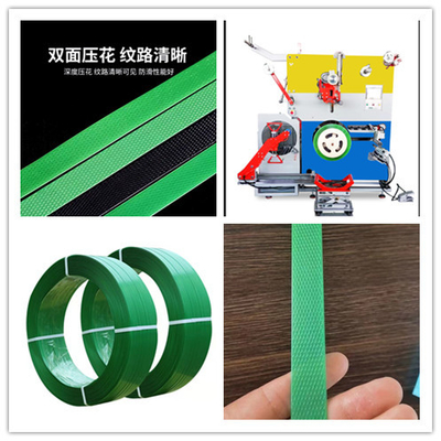 Jangkauan Lebar 9-32mm PET Strap Extrusion Line Otomatis untuk Pengemasan Pita Pita Strap