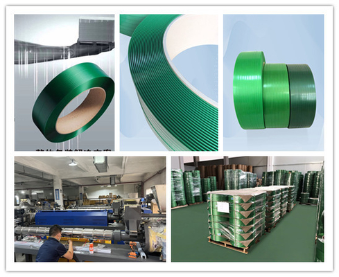 Garis Produksi Pita Pita PET yang Digunakan Garis 6 Output 600kg/H Untuk Bahan Dikemas