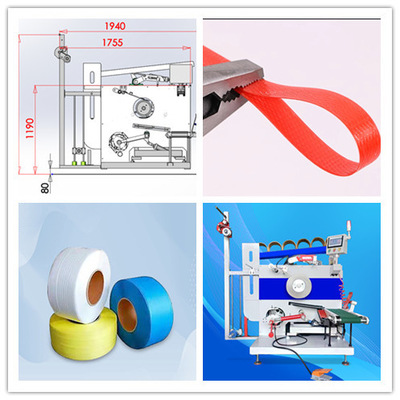 Alat Winder Tali Serbaguna Stop Otomatis Dengan Tabung Kertas 203mm * 165-195mm