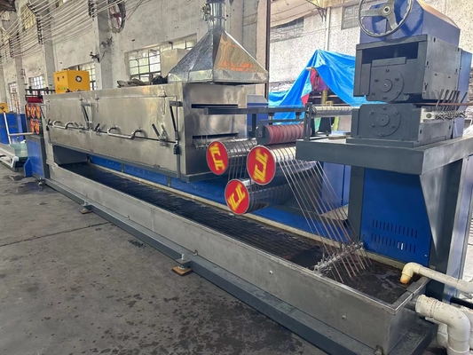 Bahan Daur Ulang PP Strap Membuat Mesin PLC Control Line Produksi