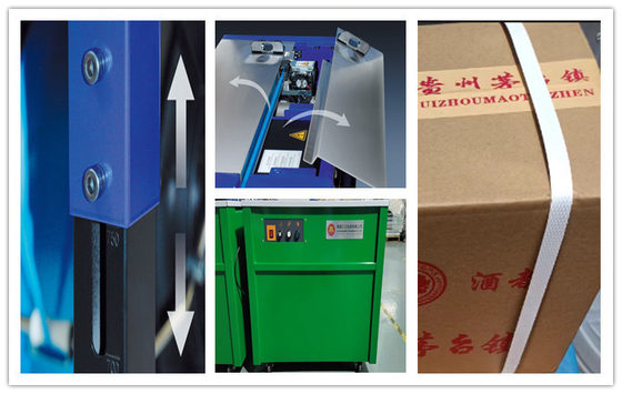 Mesin Automatic Box Strapping dengan ketebalan pita yang kuat dan tahan lama 0,4-1,05mm