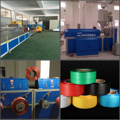 PP Strap Extruder Dengan Hot Cutting System, PP Woven Strap Band Extrusion Machine