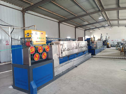 12mm Lebar Plastik Pet / PP Packing Strap Extruder Produksi Line PP Strap Membuat Mesin
