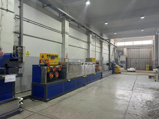 PP Strap Band Extrusion Line Mesin Membuat Strip Plastik Dengan Kontrol PLC