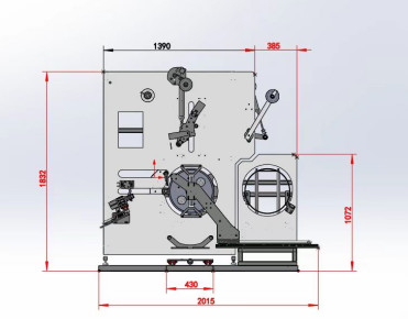 Operasi layar sentuh PLC mesin strapping otomatis, PP packing tape servo winding machine, kecepatan jalur: 200-350m/min
