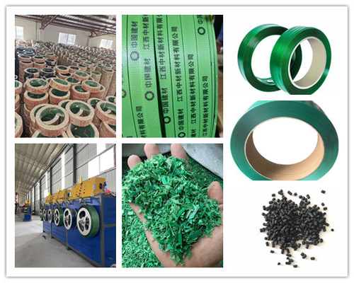 Single Screw PET Strap Band Extrusion Line Mesin Pembuatan Pita PET