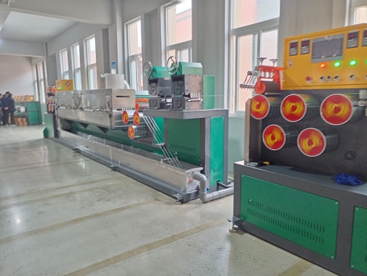 Mesin Plastik Twin Screw Sandwich PP Strapping Tape Produksi Line PP Strapping Tape Perlengkapan dengan 5-19mm Mesin Pengemasan Otomatis