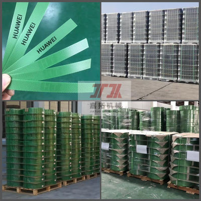 0.6mm sampai 1.2mm PET Strap Making Machine Otomatis Winding Kontrol PLC Kecepatan Tinggi