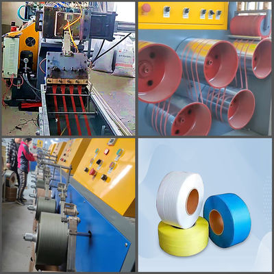 Polypropylene Strapping Band Extrusion Line Dengan Motor GUGAO Ketebalan 0,4mm-1,2mm