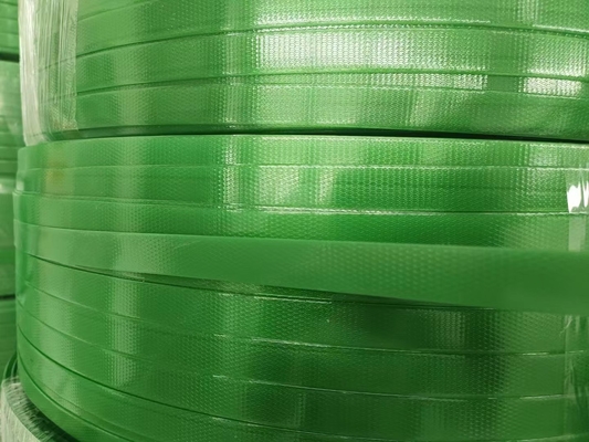 Pita kemasan PET tahan suhu -40.C sampai 80.C Woven/Embossed/Smooth 10 Kg/roll