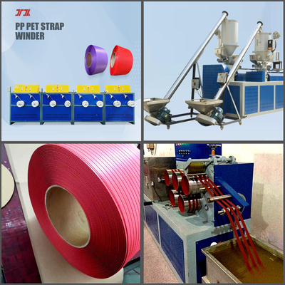 Mesin pengemasan PP jalur produksi PP strapping mesin PP strapping PP peralatan strapping dengan 5-19mm