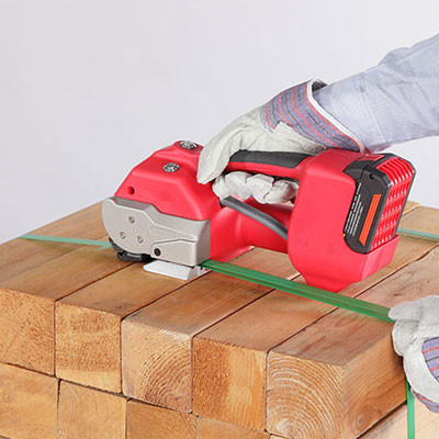 Desktop Strapping Machine sepenuhnya otomatis dengan tampilan digital cerdas, Silent Bundling, 2,5 detik / strip