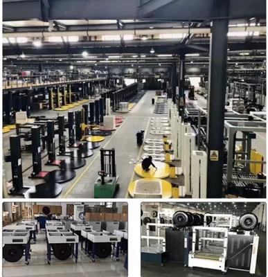 110/220V 50HZ 1PH Box Strapping Machine Dengan Stabilitas Struktural dan Operasi yang Humanized