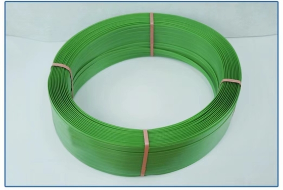 Pita baja plastik PET, kekuatan tarik 150-1000KG, Pita pengemasan PET, tahan lama, kekuatan tarik yang kuat, berat: 20KG/ gulung
