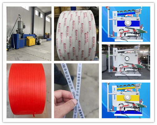 Servo PP Strapping Winding Machine 1.8KW Konsumsi daya Kecepatan jalur 220-300 m/min Tingkat kegagalan rendah
