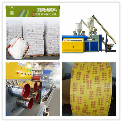 Full Automatic PET plastik sabuk baja PET Plastik Strapping Polyester Packing Strap Belt ketahanan oksidasi yang kuat