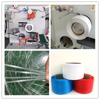 PLC Control System PP Strap Manufacturing Machine untuk kecepatan dan operasi Strapping