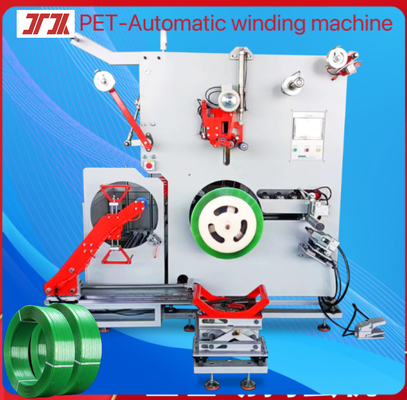 Penggulung Otomatis 80KG/H PET Strap Winder Mesin Pembuat Sabuk Plastik