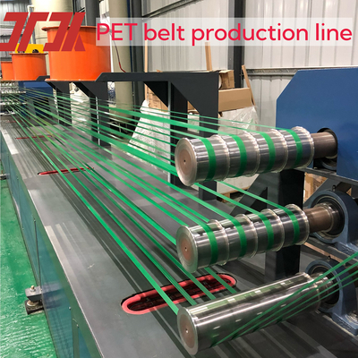Single Screw PET Strap Making Machine Penggunaan Untuk Pengemasan Kargo PET Strap