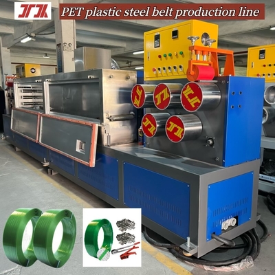 Manual/Automatic Winding PET Strap Making Machine dengan Automatic Rewinding Width9-32mm