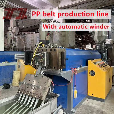 Jalur Ekstrusi Tali PP yang Dapat Disesuaikan dengan Mesin Penggulung Stasiun Ganda