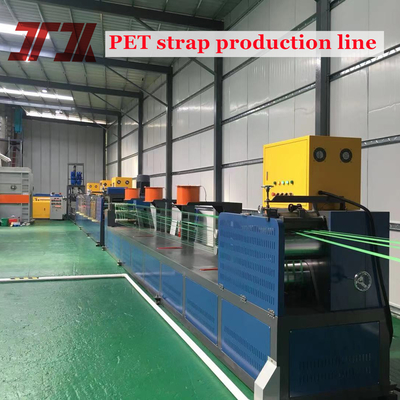 100% Daur Ulang Botol Serpihan Bahan Pet Tali Membuat Mesin dengan Automatic Winding