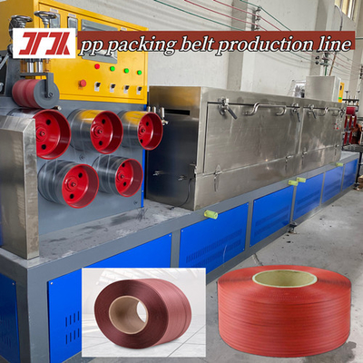 Mesin plastik berkecepatan tinggi 5-19mm PP tali produksi PP extruder untuk kontrol PLC