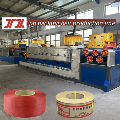Mesin plastik berkecepatan tinggi 5-19mm PP tali produksi PP extruder untuk kontrol PLC
