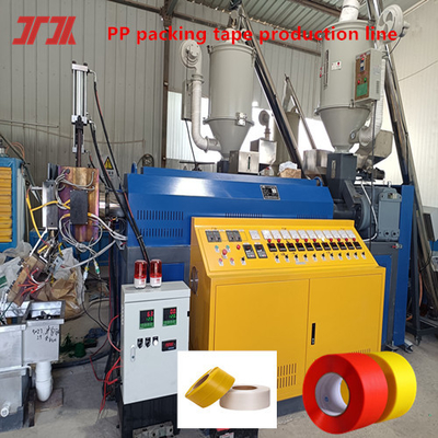380V 37KW PP Strap Membuat Mesin Dengan PLC Kontrol Dan 38CrMoALA Sekrup