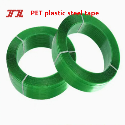 Pita kemasan PET tahan suhu tinggi dan UV lebar 9-32mm Kekuatan tarik 200-1500KG