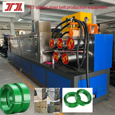 Mesin Plastik PET Plastik Steel Strapping Produksi Line dengan Servo Motor