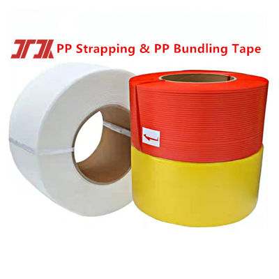 Tali pengikat kecepatan tinggi 5 ′′ 18mm PP tali pengikat PP PP packing band dengan Kraft Paper / PE Film