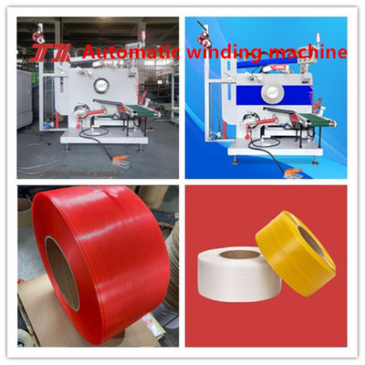 Mesin plastik Lini produksi strip baja plastik PET 9-25mm Mesin penggulung otomatis servo
