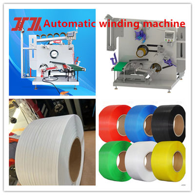 Mesin plastik Lini produksi strip baja plastik PET 9-25mm Mesin penggulung otomatis servo