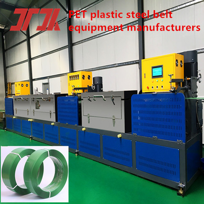 Peralatan produksi sabuk baja plastik extruder PET sistem kontrol PLC