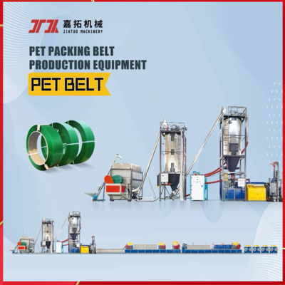 Extruder PET, peralatan pengikat hewan peliharaan, sistem kontrol PLC untuk mesin pembungkus otomatis