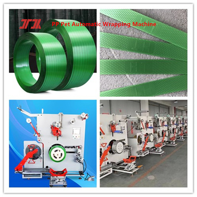 Plastik Extruder PP PET Strapping Winding Machine Mesin Winding Otomatis Kontrol Motor Servo