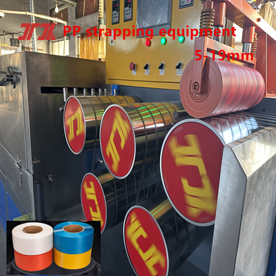 Mesin Plastik PP Strapping Produksi Line PP Strapping Membuat Mesin Sistem Kontrol PLC