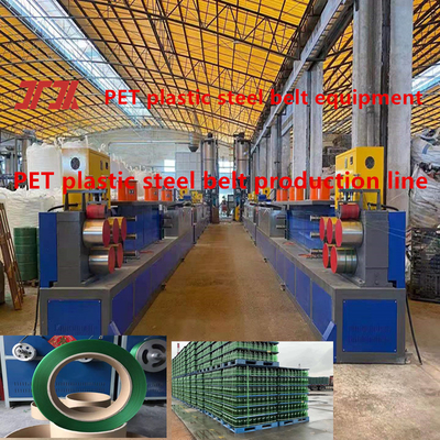 Mesin plastik mesin pembuatan tali hewan peliharaan mesin servo penggulung sistem kontrol PLC