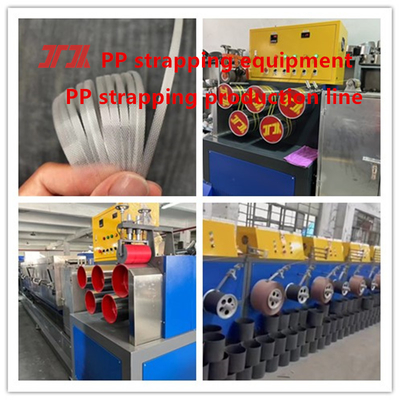 PLC Control System PP Packing Strap Extruder Line Produksi Dengan No Stop Changer Kecepatan Berjalan 300m/Min