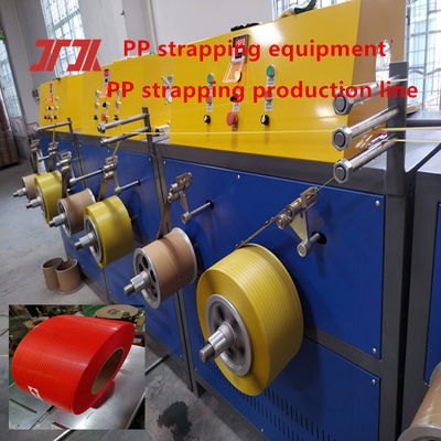 Peralatan PP extrusi plastik PP jalur produksi strapping PP untuk 45KW GUGAO motor