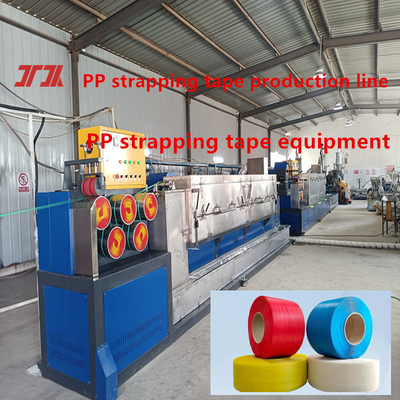 PP Perlengkapan Pita Kemasan PP Extruder PP Packing Tape Produksi Line Untuk PP Packing Tape
