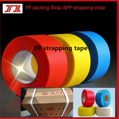 Pabrikan grosir PP polypropylene plastik tali tali PP karton tali tali dengan lebar 5-19mm