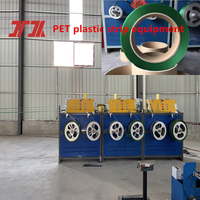 Mesin pengemasan PET extruder Peralatan sabuk baja plastik PET untuk mesin penggulung otomatis