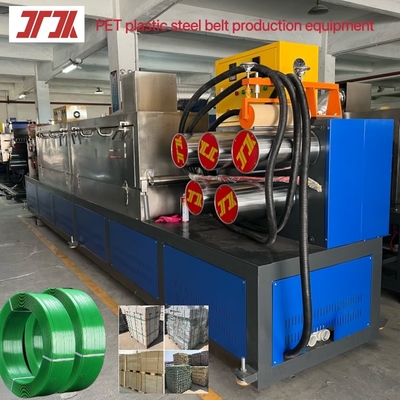 Mesin pengemasan PET extruder Peralatan sabuk baja plastik PET untuk mesin penggulung otomatis