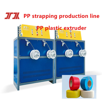 Mesin Plastik PP Strapping Produksi Line PP Strapping Peralatan untuk 380V / 50HZ